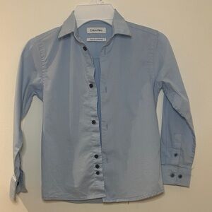 Calvin Klein Kids Light Blue Button-Up Shirt